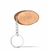 Holz Schlüsselanhänger Oval mit Laser Gravur